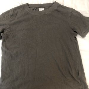 Zara navy green t shirt